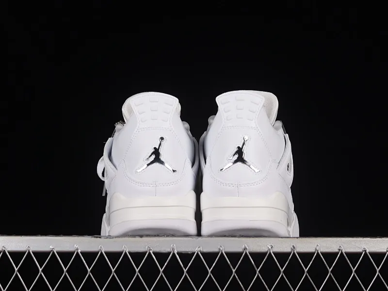 All Categories Air Jordan Jordan Series Basketball Shoes Air Jordan 4 Pure Original Version Air Jordan 4 Retro "PureMoney" AJ4 Joe 4 White Cat Full First Layer Authentic Standard 308497-100